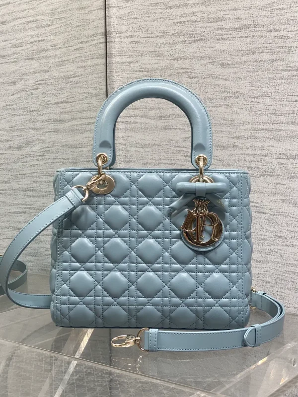 Dior Quilted Bow Detail Top Handle Bag image 1
