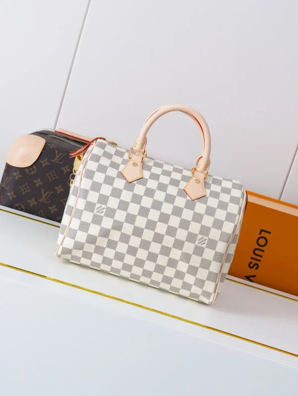 Louis Vuitton Damier Azur Speedy 25 Top Handle Bag image 1