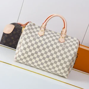 Louis Vuitton Damier Azur Speedy 30 Top Handle Bag image 1