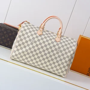 Louis Vuitton Damier Azur Speedy 35 Top Handle Bag image 1