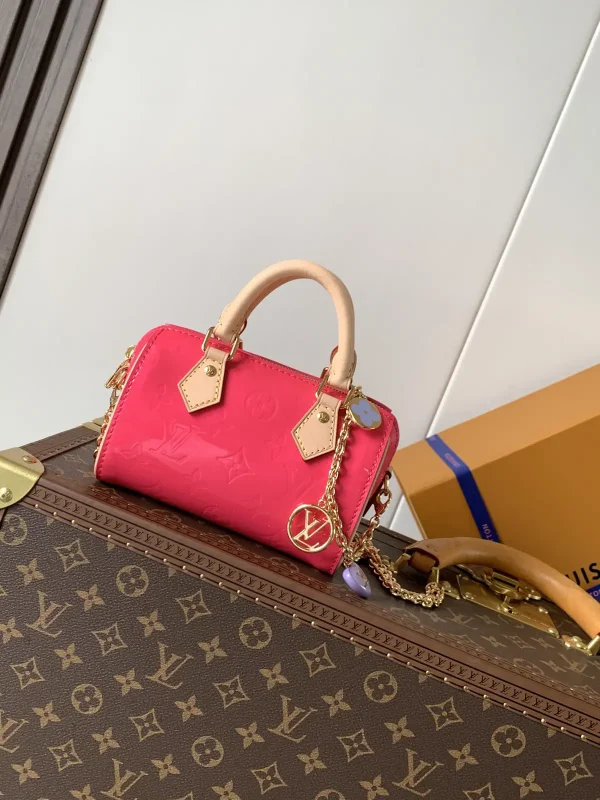 Louis Vuitton Pink Monogram Nano Speedy Bag image 1