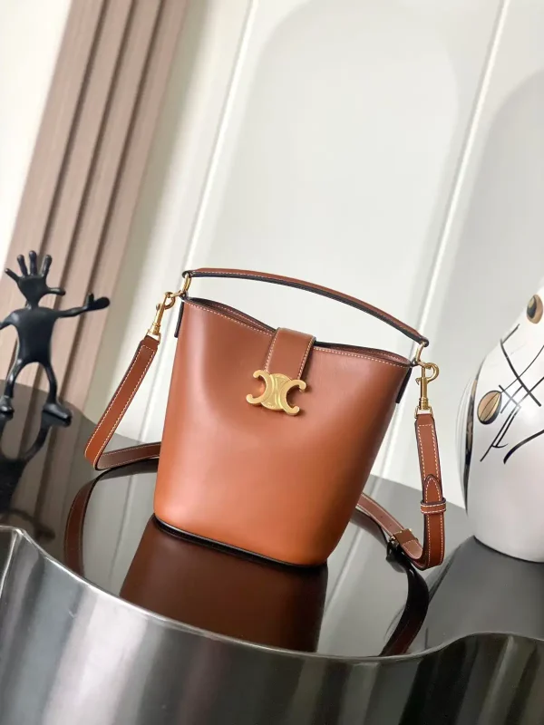 CELINE Louise Smooth Calfskin Bucket Bag image 1
