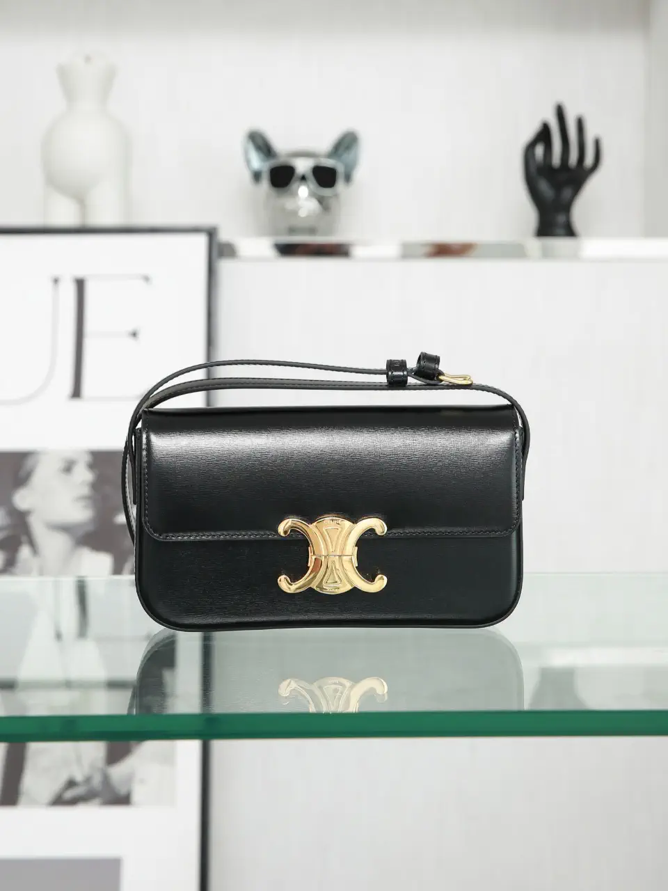 CELINE Triomphe Shoulder Bag image 1