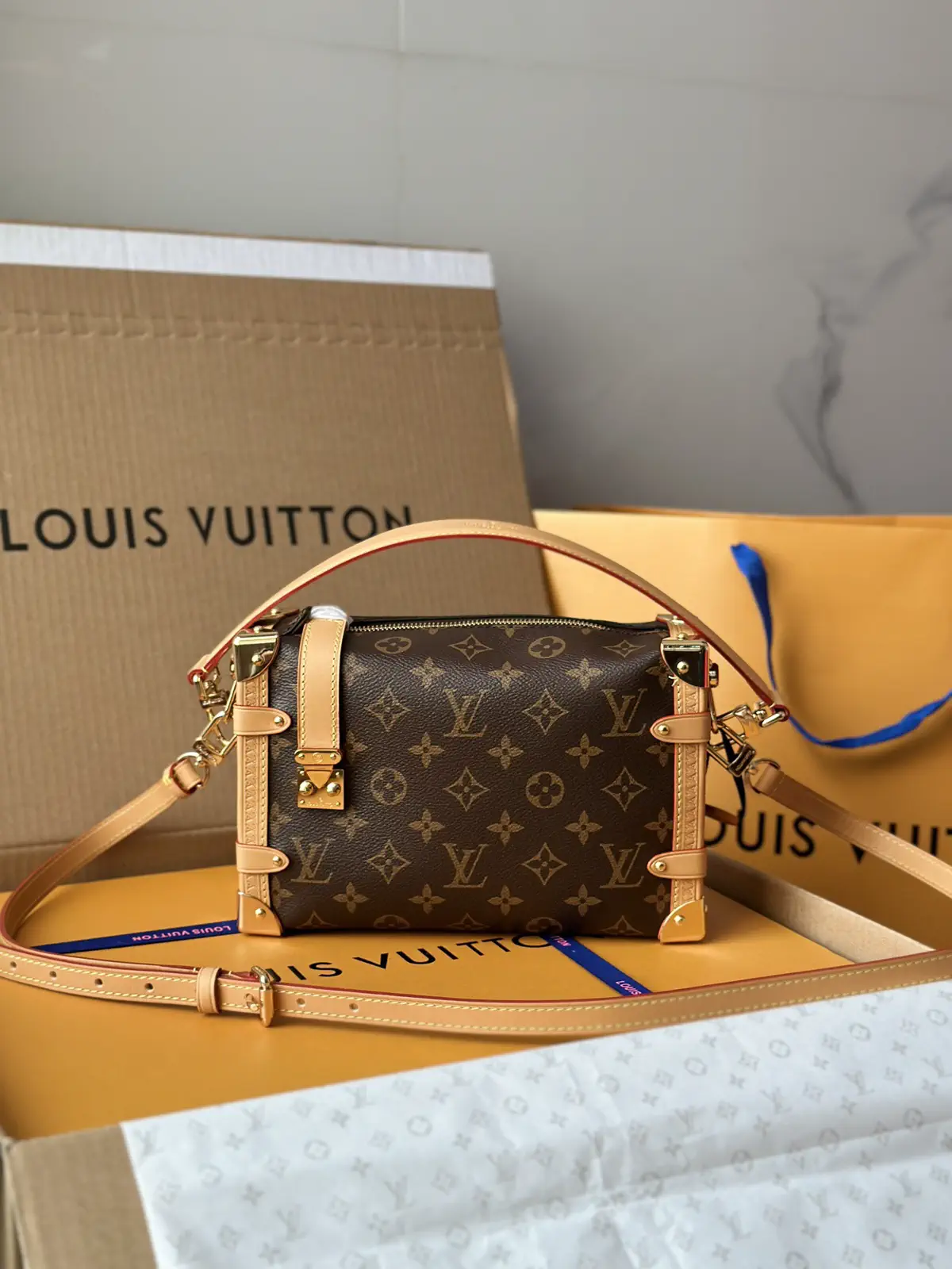 Louis Vuitton Monogram Side Trunk PM Bag image 1