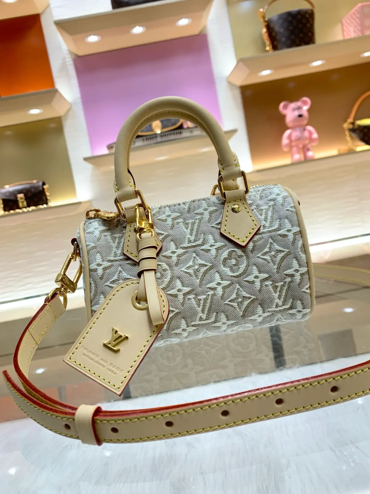 Louis Vuitton Nano Speedy Monogram Top Handle Bag image 1