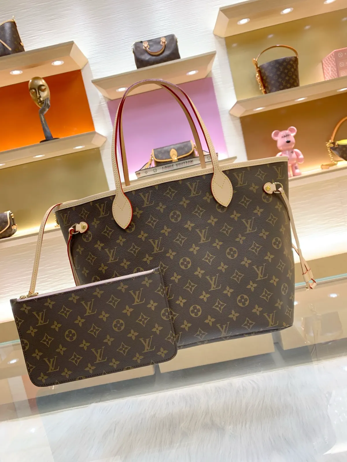 Louis Vuitton Monogram Canvas Neverfull MM Tote Bag image 1