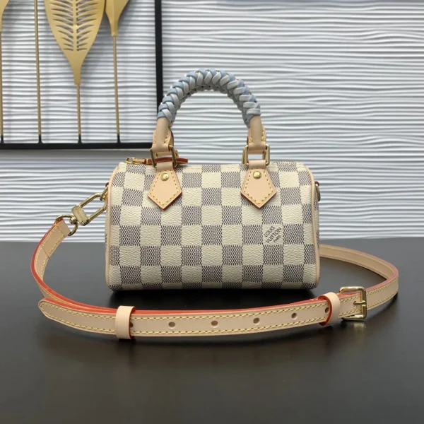 Louis Vuitton Damier Azur Nano Speedy Bag image 1
