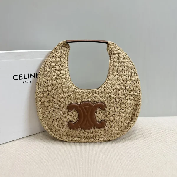 CELINE Woven Hobo Bag image 1