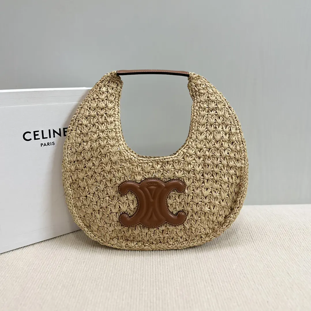 CELINE Woven Hobo Bag image 1