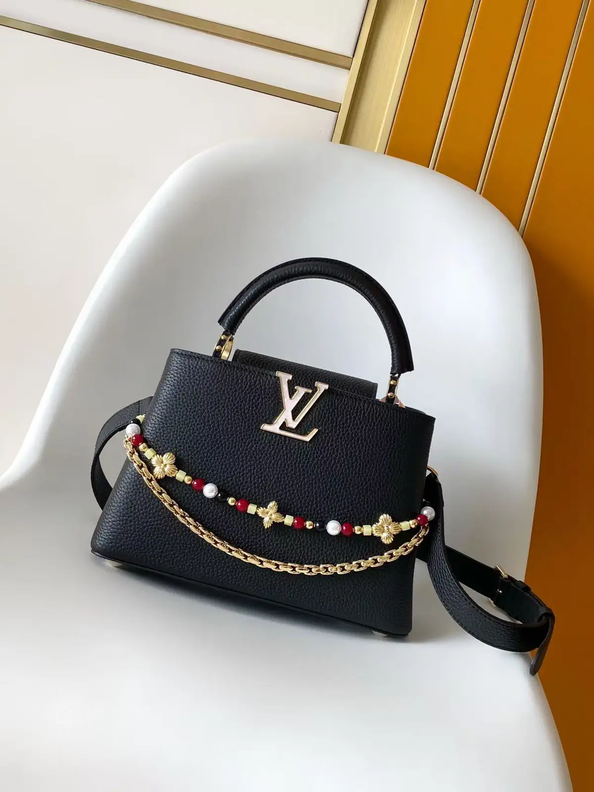 Louis Vuitton Capucines East West Mini Top Handle Bag image 1