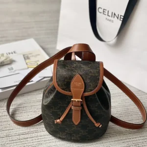 CELINE Triomphe Canvas Print Mini Backpack image 1