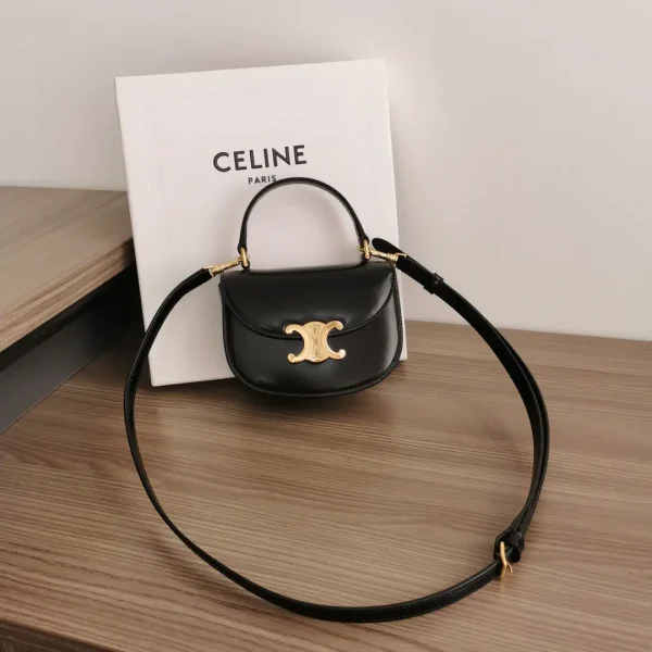 CELINE Mini Saddle Bag with Top Handle image 1