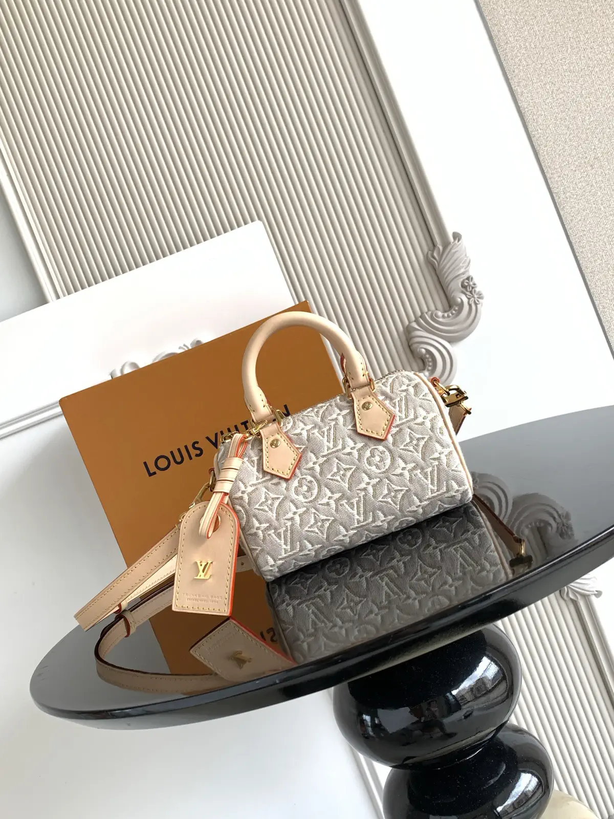 Louis Vuitton Nano Speedy Monogram Top Handle Bag image 1