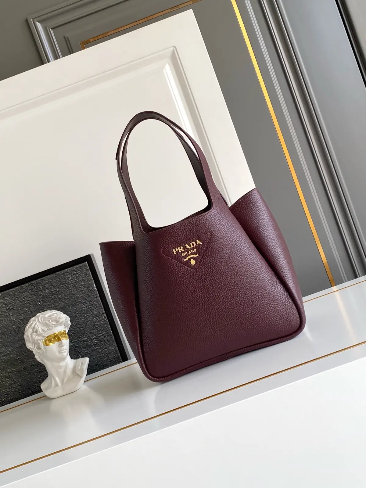 Prada Leather Tote Bag image 1