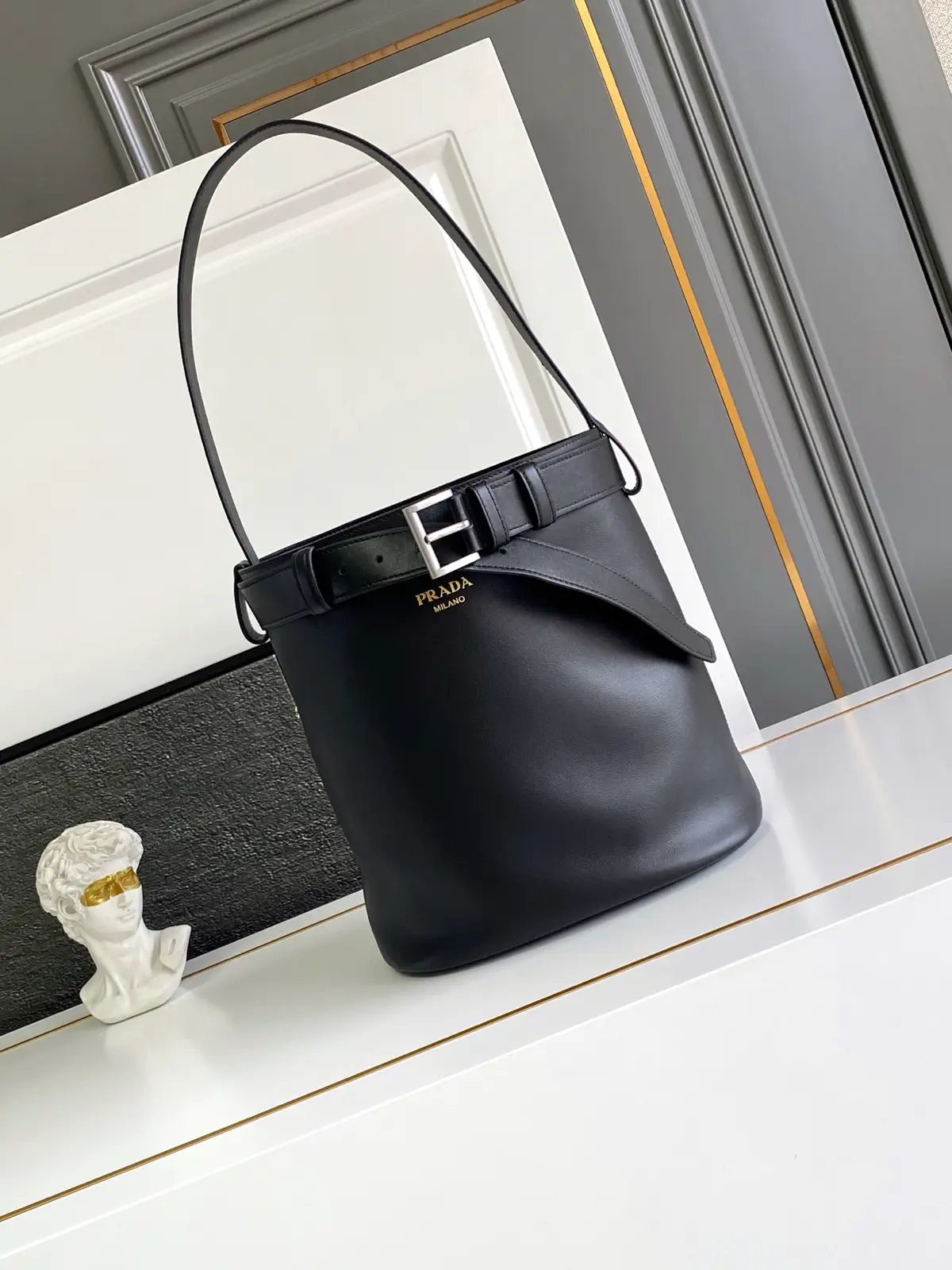 Prada Buckle Bucket Bag image 1