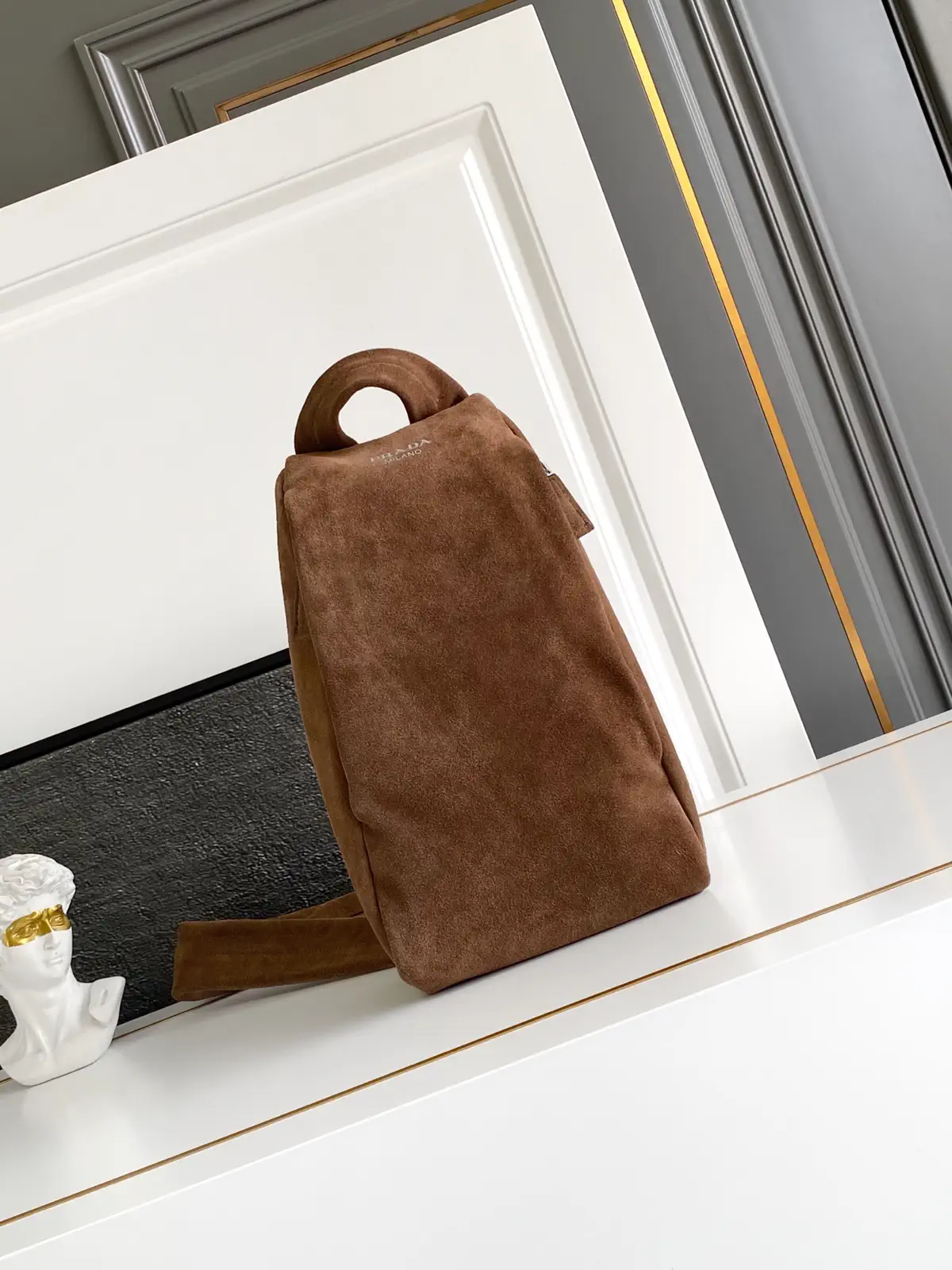 Prada Suede Sling Bag image 1