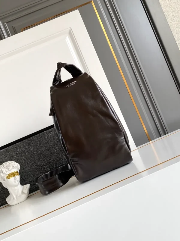Prada Distressed Leather Crossbody Bag image 1