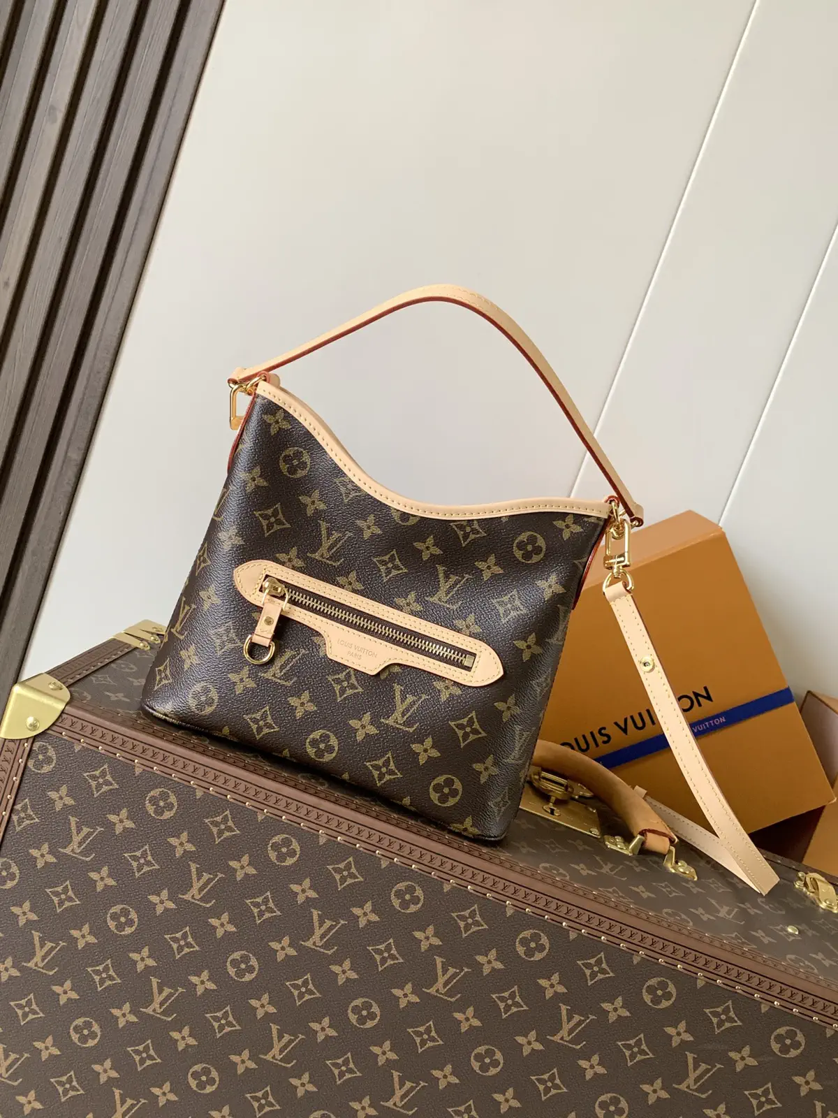 Louis Vuitton Monogram Coated Canvas Shoulder Bag image 1