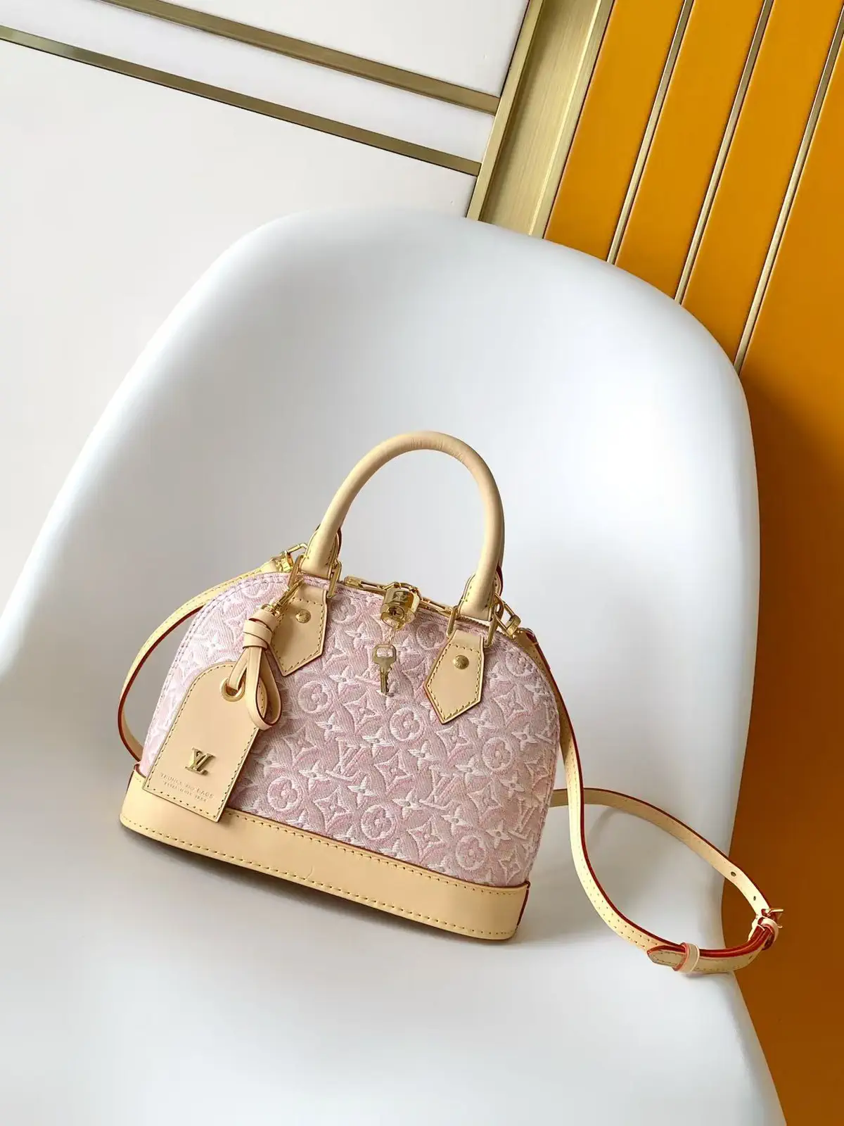 Louis Vuitton Monogram Emblème Alma BB Top Handle Bag image 1