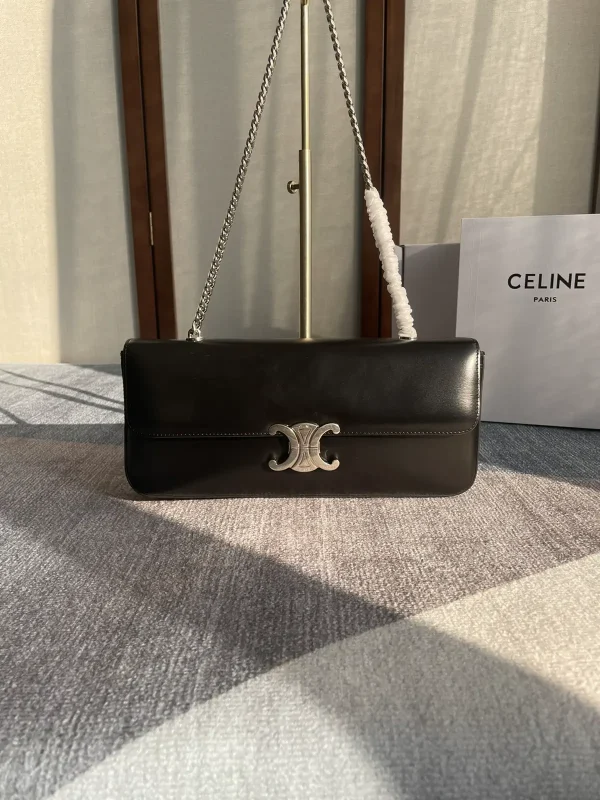 CELINE Black Chain Shoulder Bag image 1
