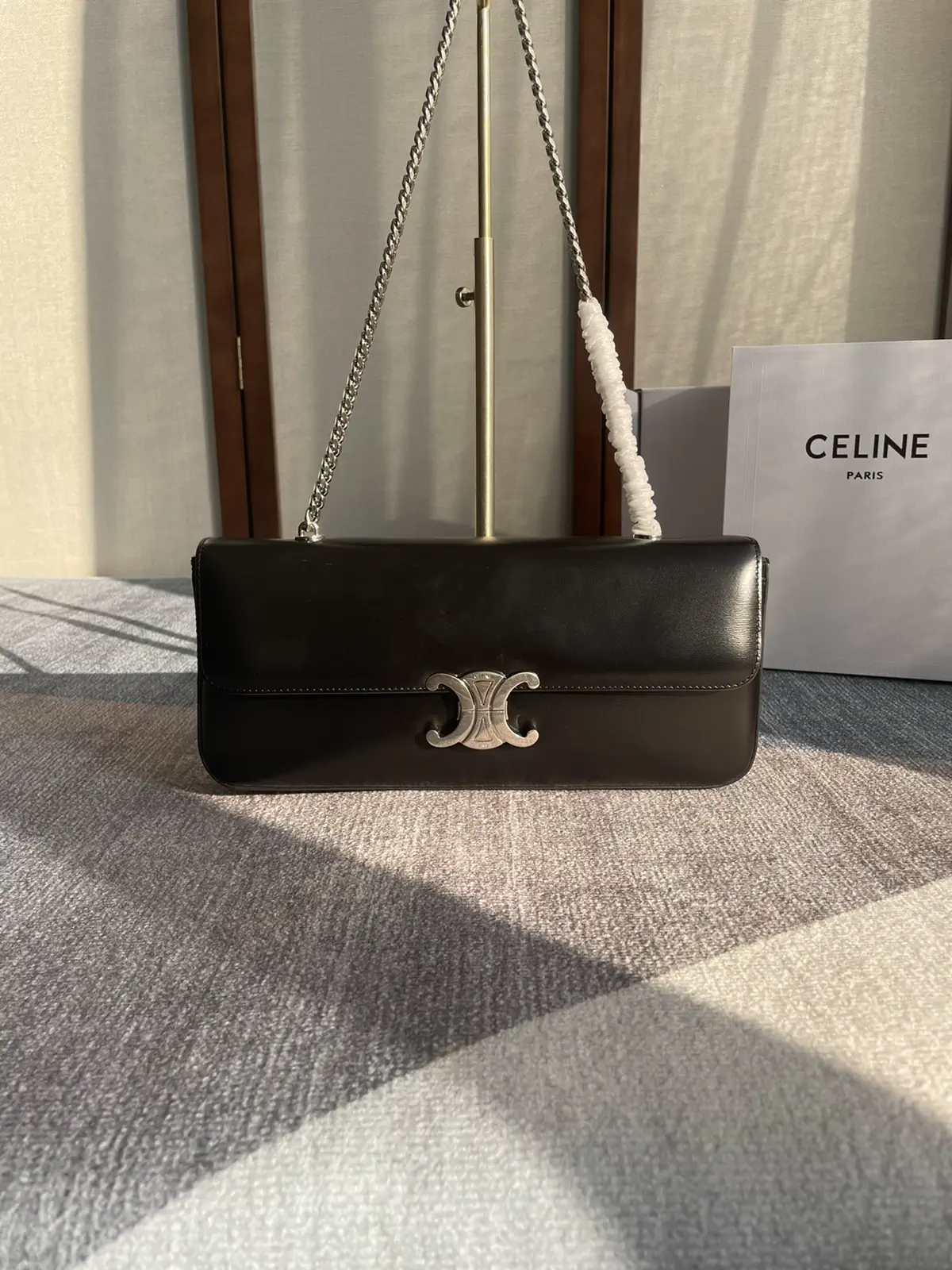 CELINE Black Chain Shoulder Bag image 1