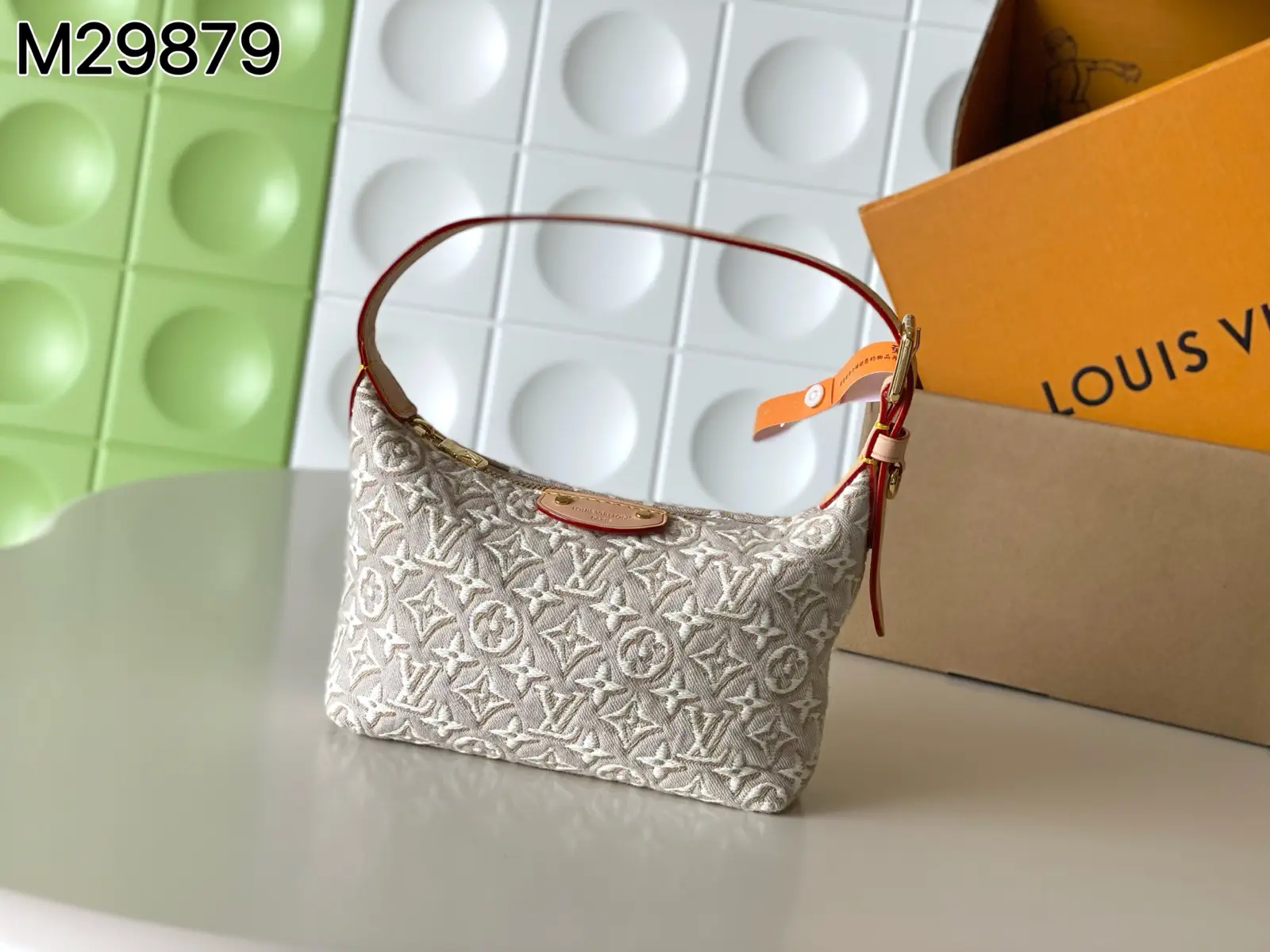Louis Vuitton Monogram Denim Mini Moon Shoulder Bag image 1