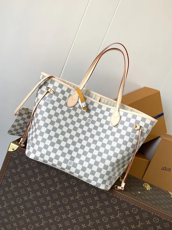 Louis Vuitton Neverfull MM Damier Azur Tote Bag image 1