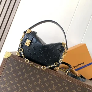 Louis Vuitton Black Monogram Side Trunk Top Handle Bag image 1