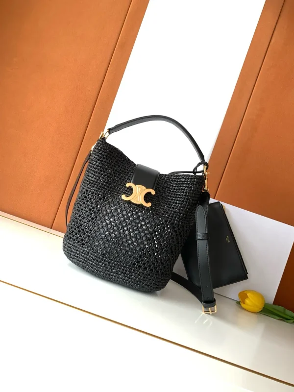 CELINE Woven Bucket Bag image 1