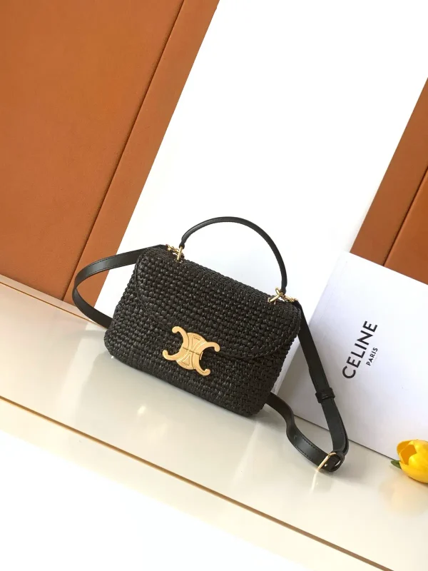 CELINE Teen Nino Woven Top Handle Bag image 1