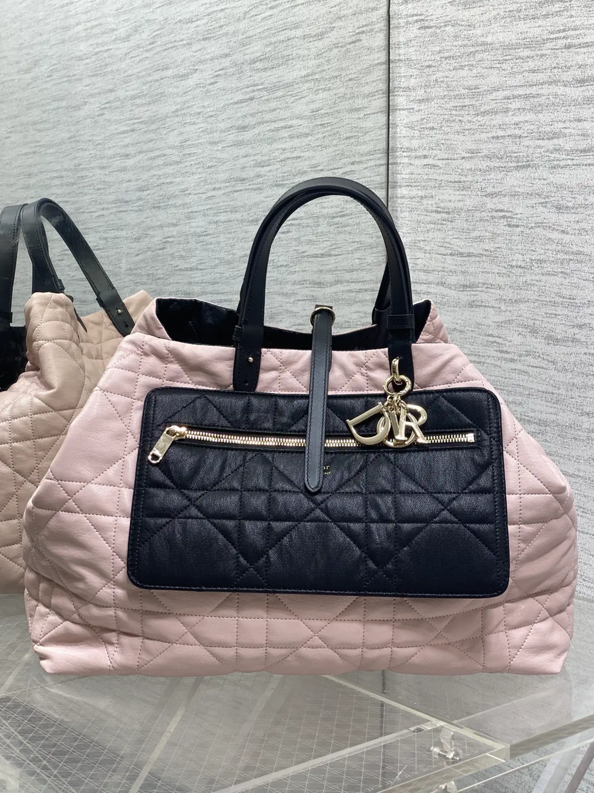 Dior Quilted Reversible Tote Bag image 1