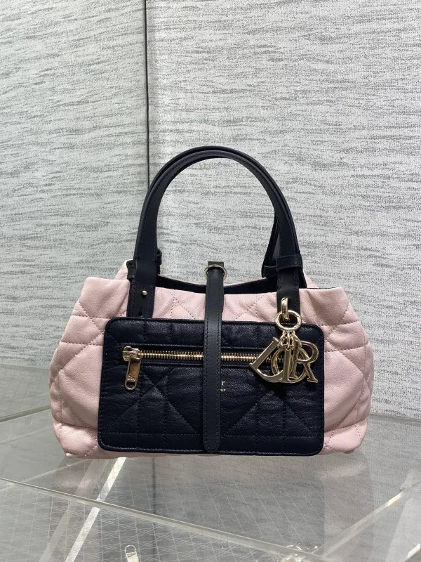 Dior Quilted Reversible Top Handle Bag image 1