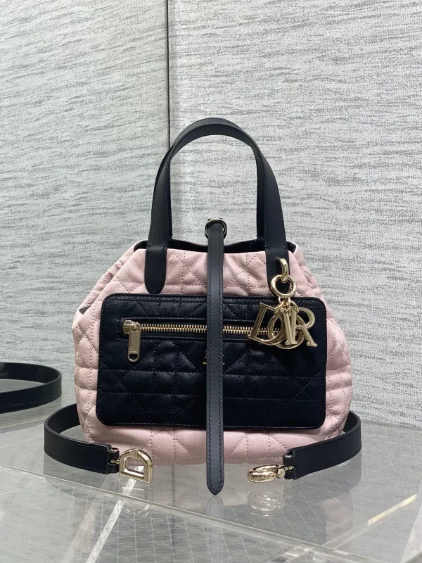 Dior Quilted Reversible Top Handle Bag image 1