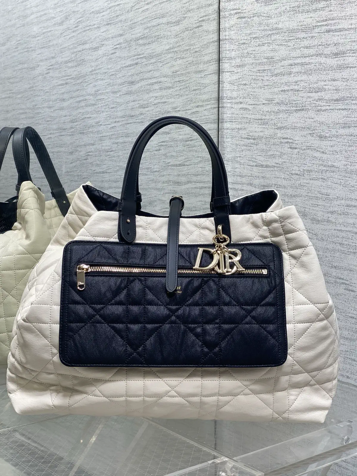 Dior Quilted Reversible Tote Bag image 1