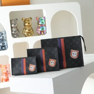 Louis Vuitton Trio Monogram Toiletry Bag Set image 1