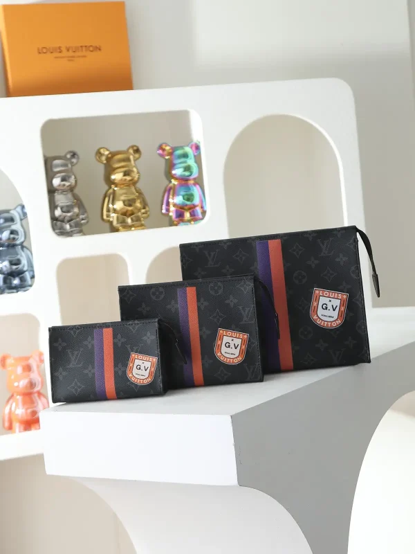 Louis Vuitton Trio Monogram Toiletry Bag Set image 1