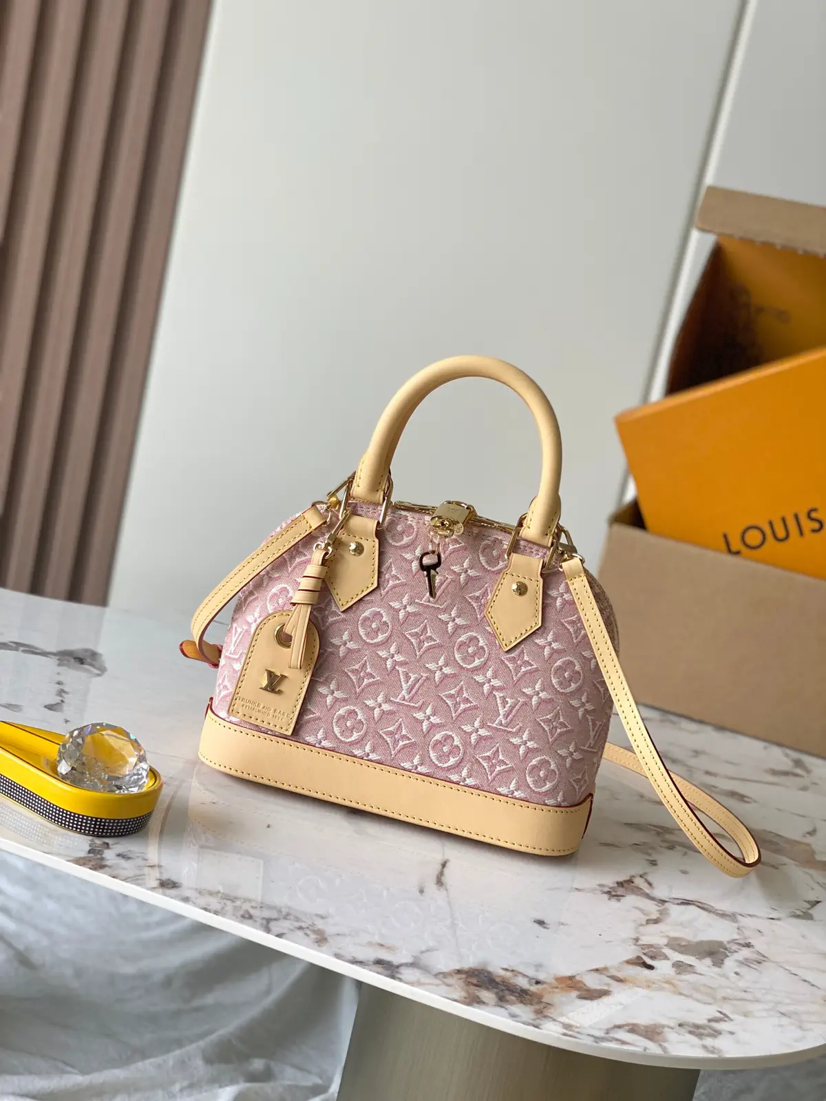 Louis Vuitton Alma BB Monogram Top Handle Bag image 1