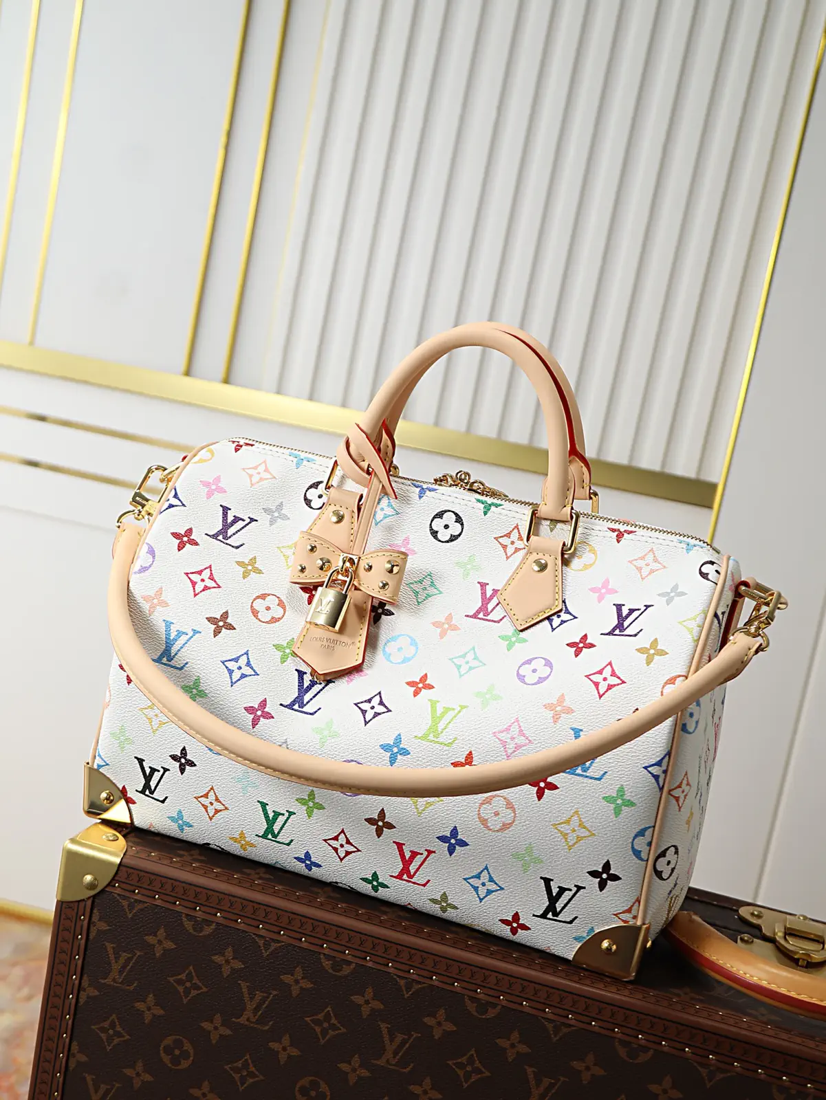 Louis Vuitton Monogram Multicolor Speedy Bandoulière 30 Bag image 1