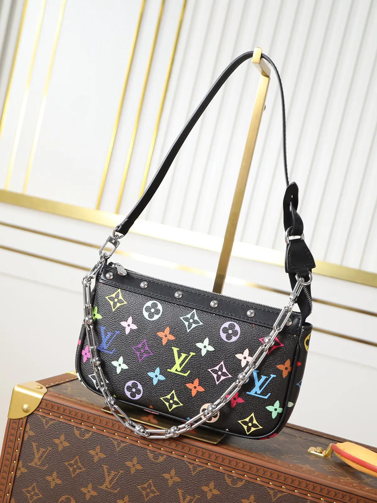 Louis Vuitton Multicolor Monogram Pochette Accessoires Bag image 1
