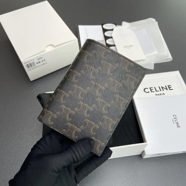 CELINE Triomphe Monogram Card Holder image 1