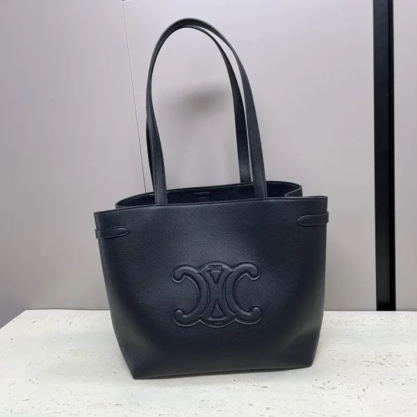 CELINE CABAS ANAÏS Grained Leather Tote Bag image 1