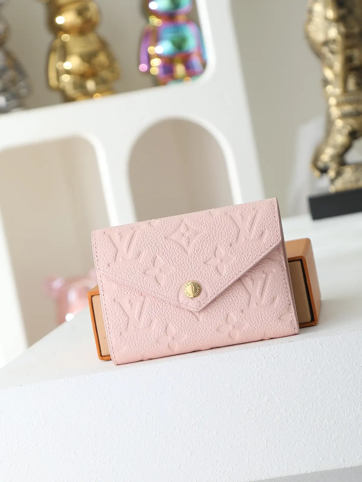 Louis Vuitton Pink Envelope Card Holder image 1