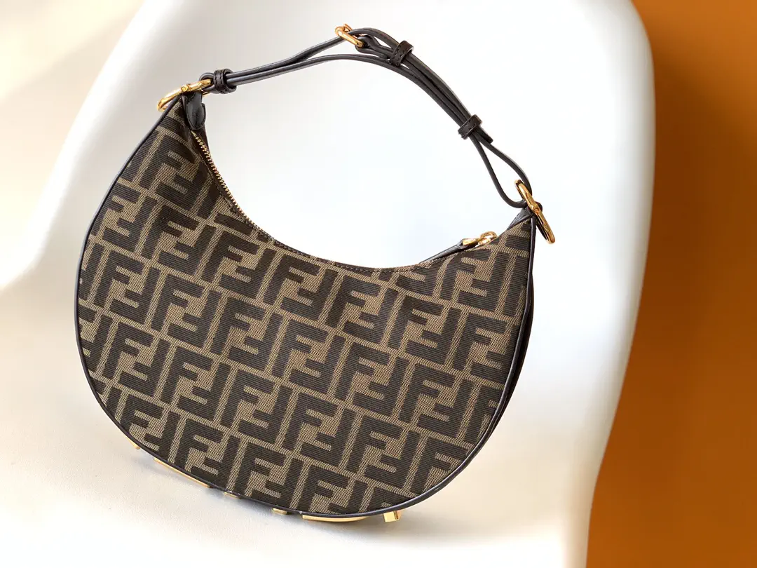 FENDI Fendgraphy Monogram Hobo Shoulder Bag image 1