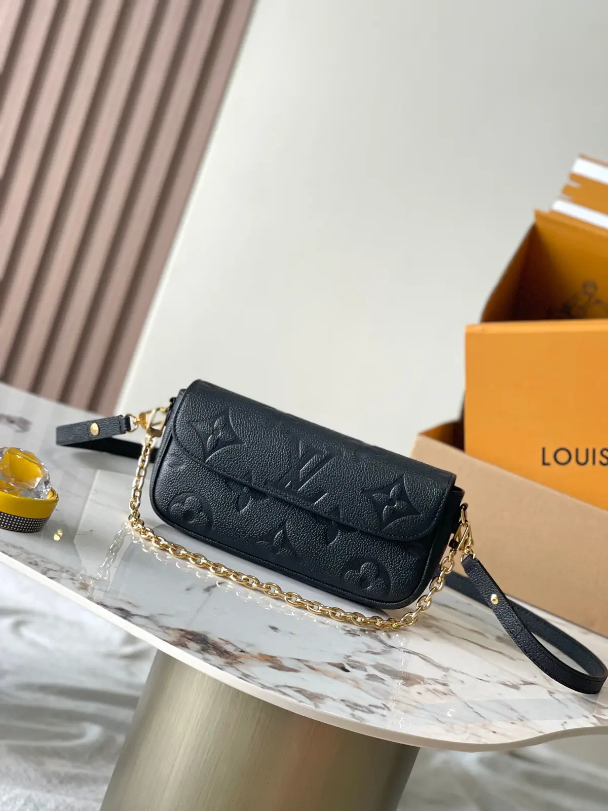 Louis Vuitton Black Monogram Wallet On Chain image 1