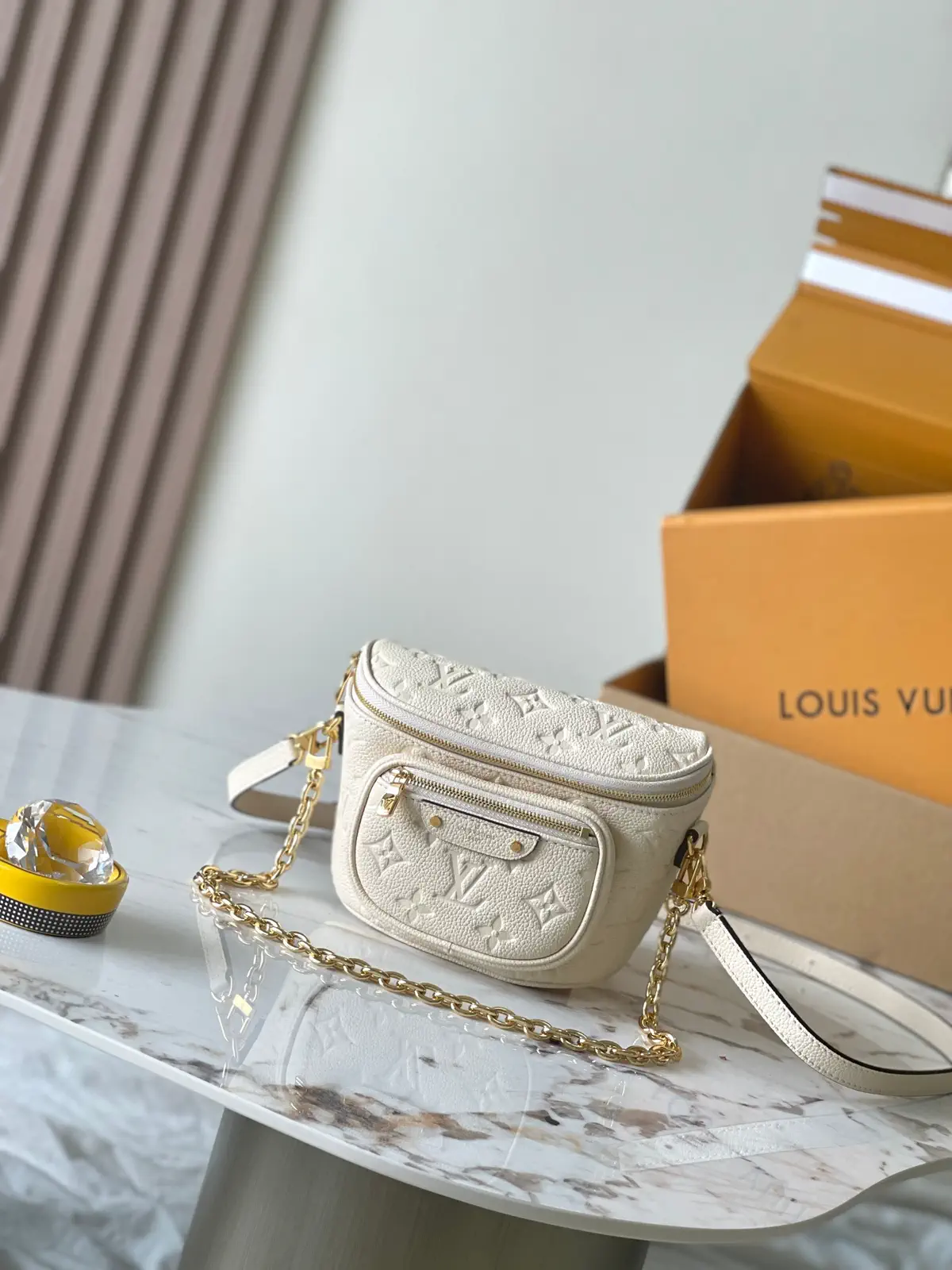 Louis Vuitton Mini Bumbag Cream Monogram Belt Bag image 1
