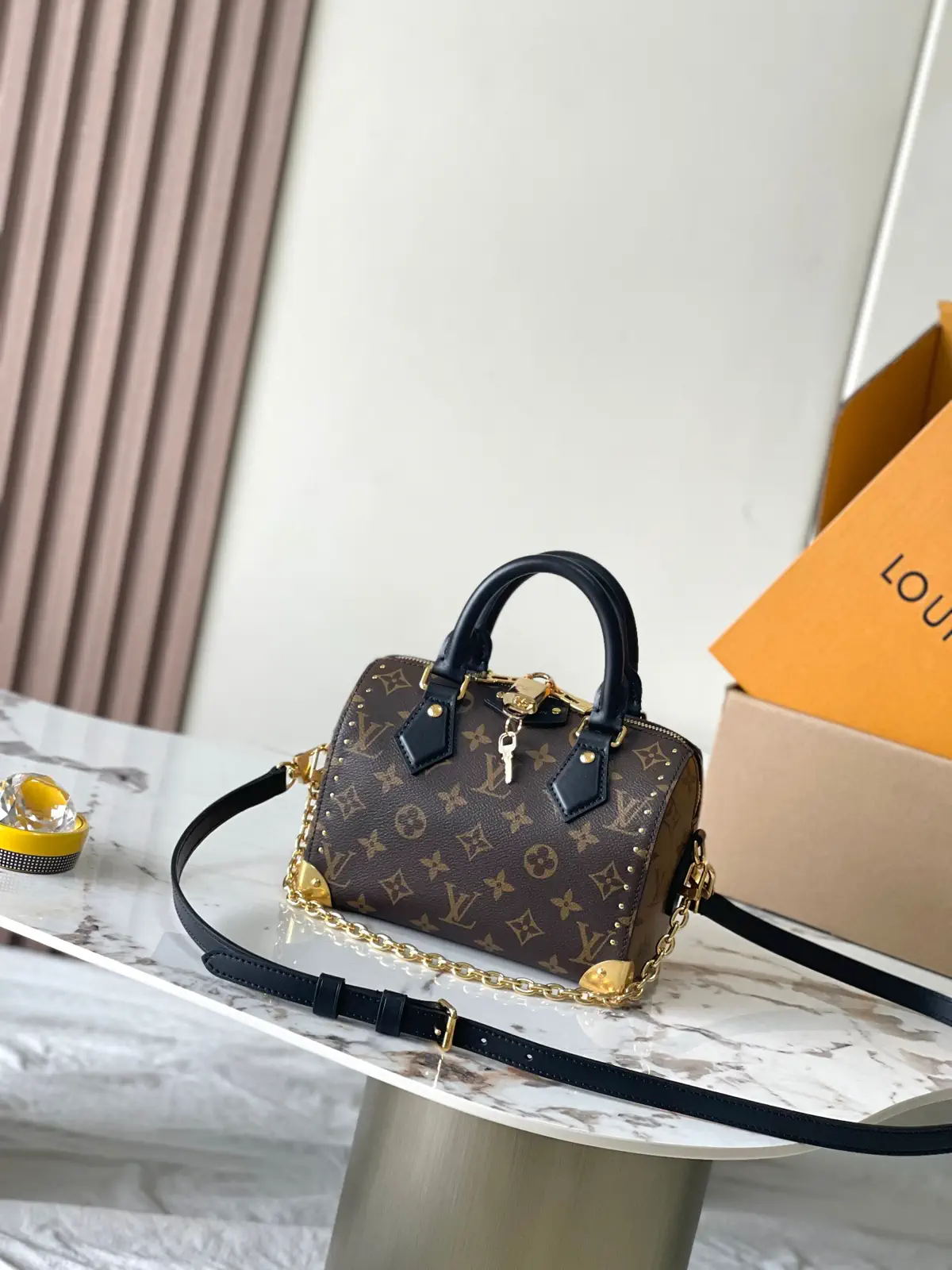 Louis Vuitton Speedy Trunk Monogram Top Handle Bag image 1