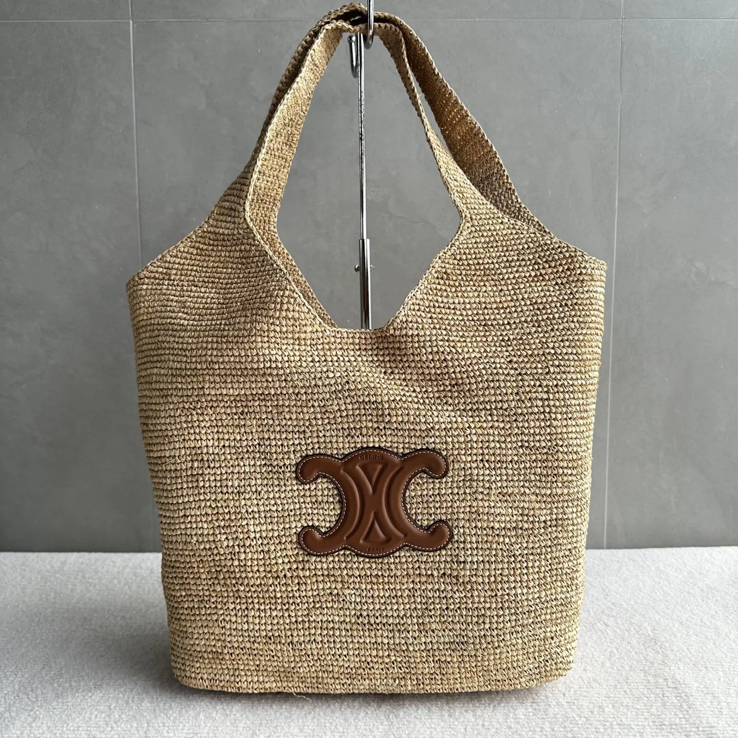 CELINE Classic Panier Cabas Straw Tote Bag image 1