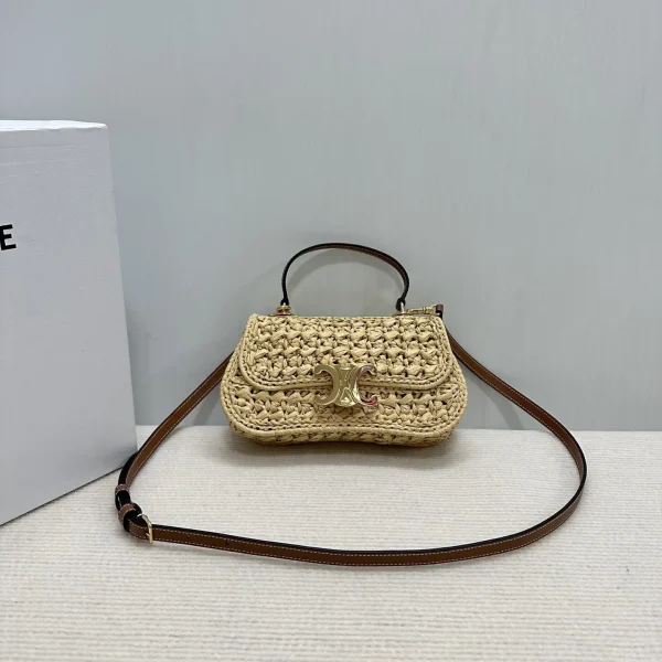 CELINE Teen Lola Woven Top Handle Bag image 1