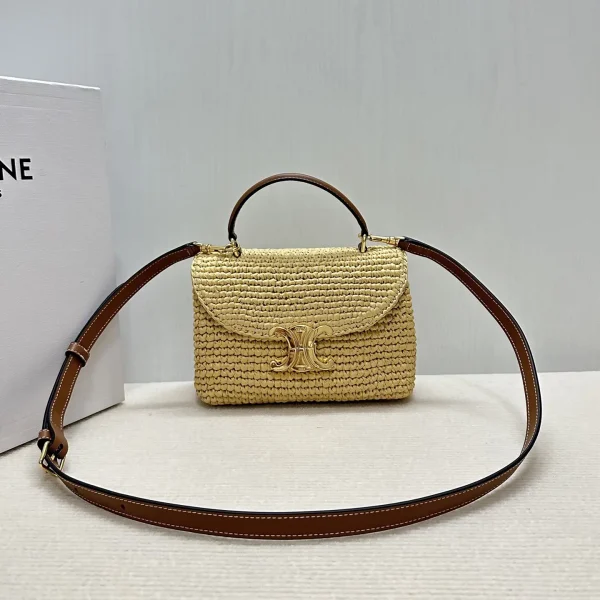 CELINE Woven Top Handle Bag image 1