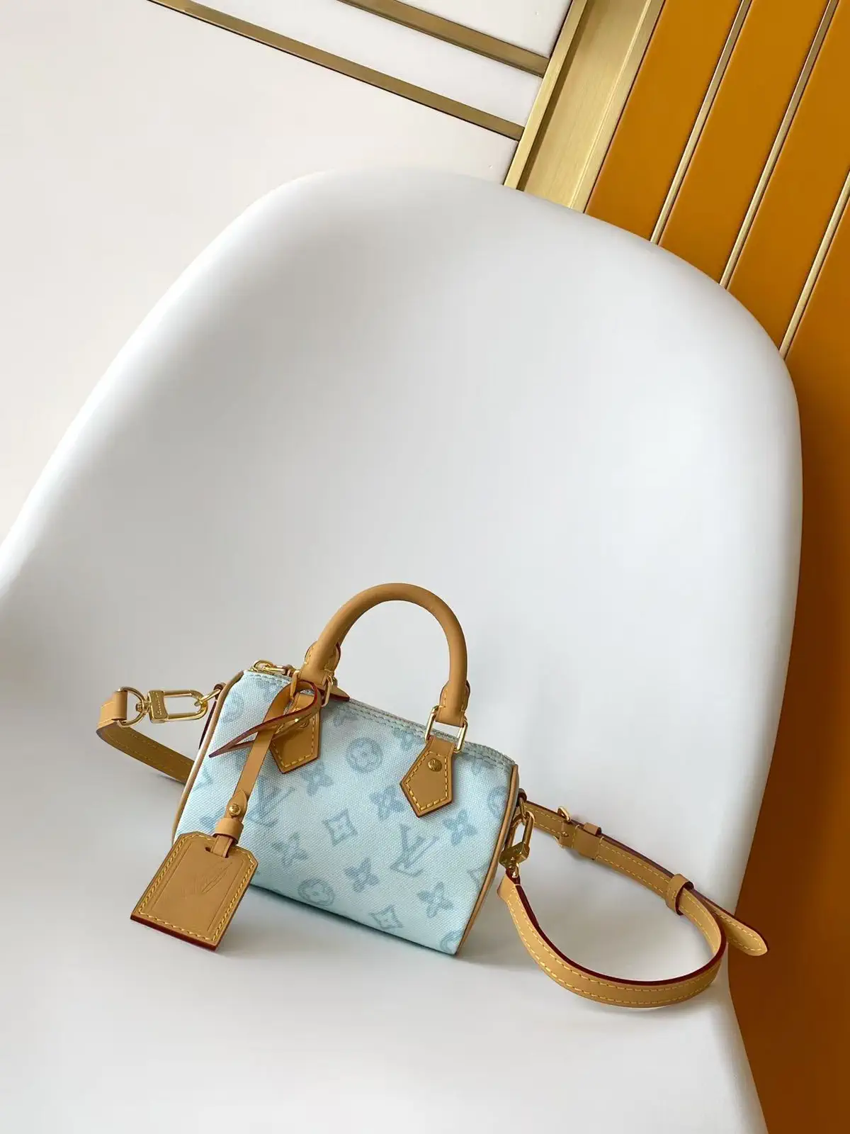 Louis Vuitton Nano Speedy Monogram Top Handle Bag image 1